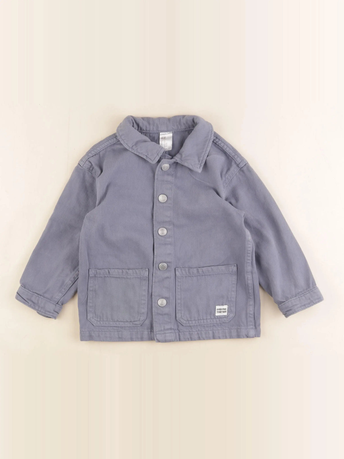 H&M - chemise bleu - 18/24 mois