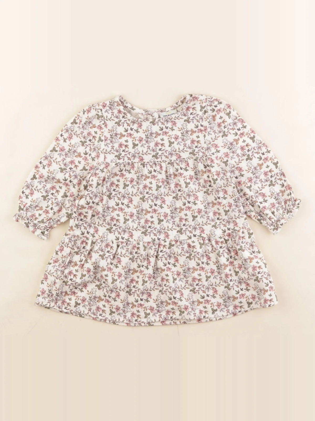 Tape à l'oeil - robe multicolore - 12 mois