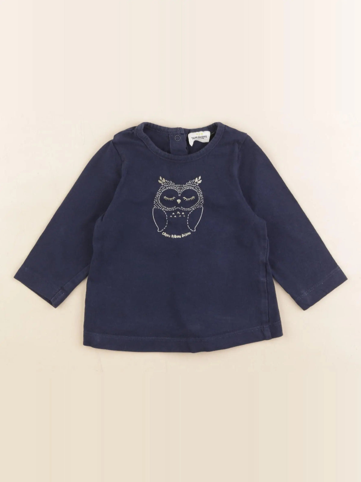 Tape à l'oeil - tee-shirt bleu - 6 mois