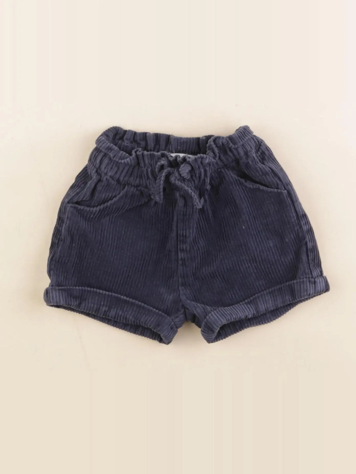 Vertbaudet - short bleu - 6 mois