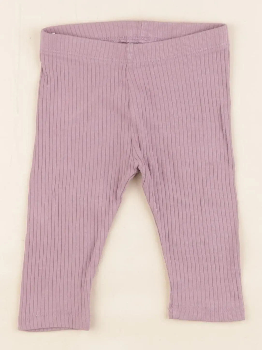 H&M - legging violet - 4/6 mois