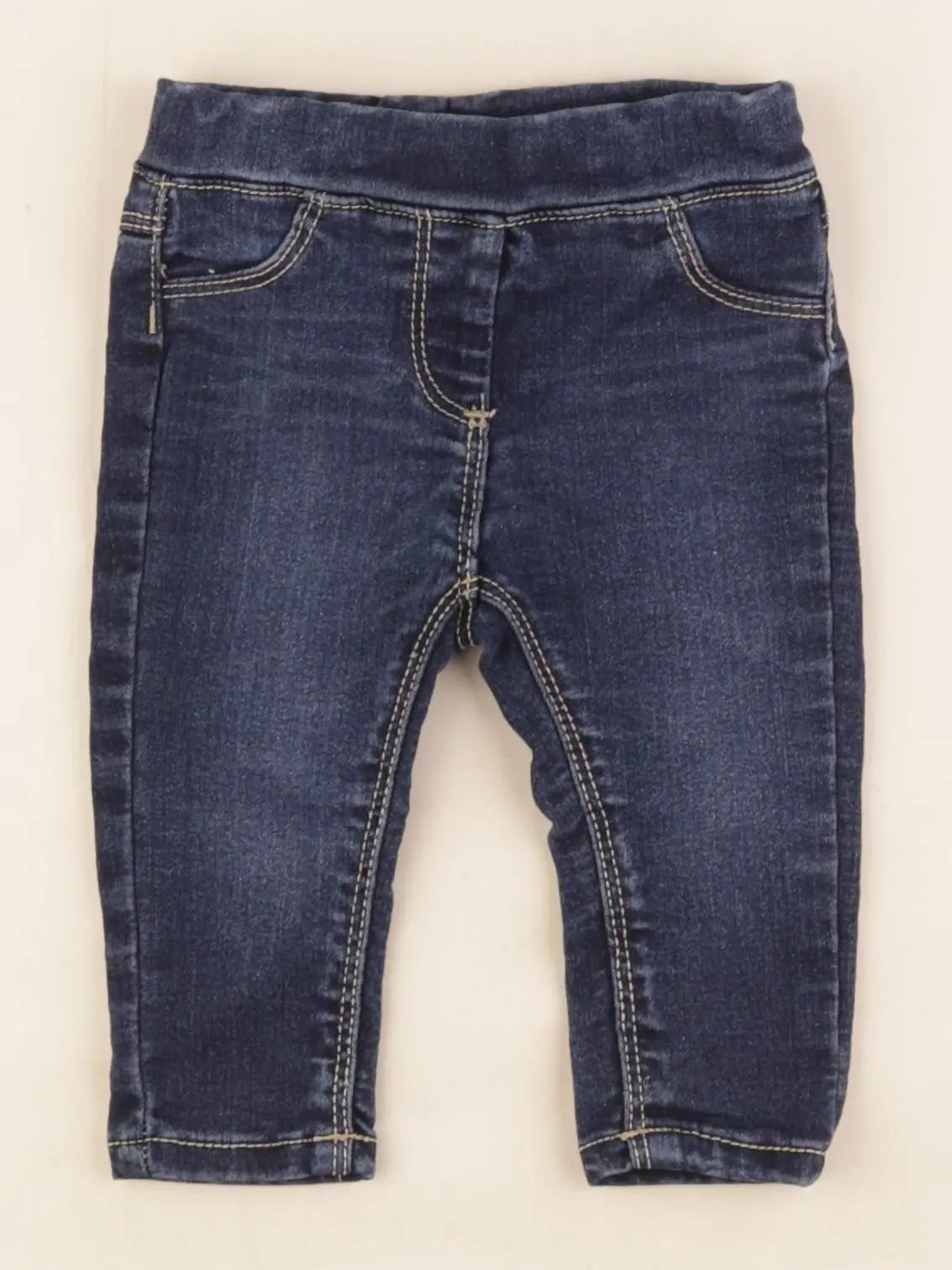 Tape à l'oeil - jegging bleu - 6 mois