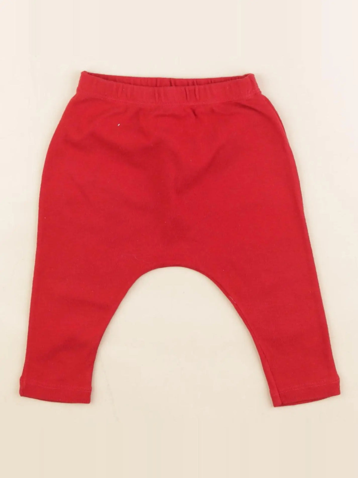Petit Bateau - sarouel rouge - 6 mois