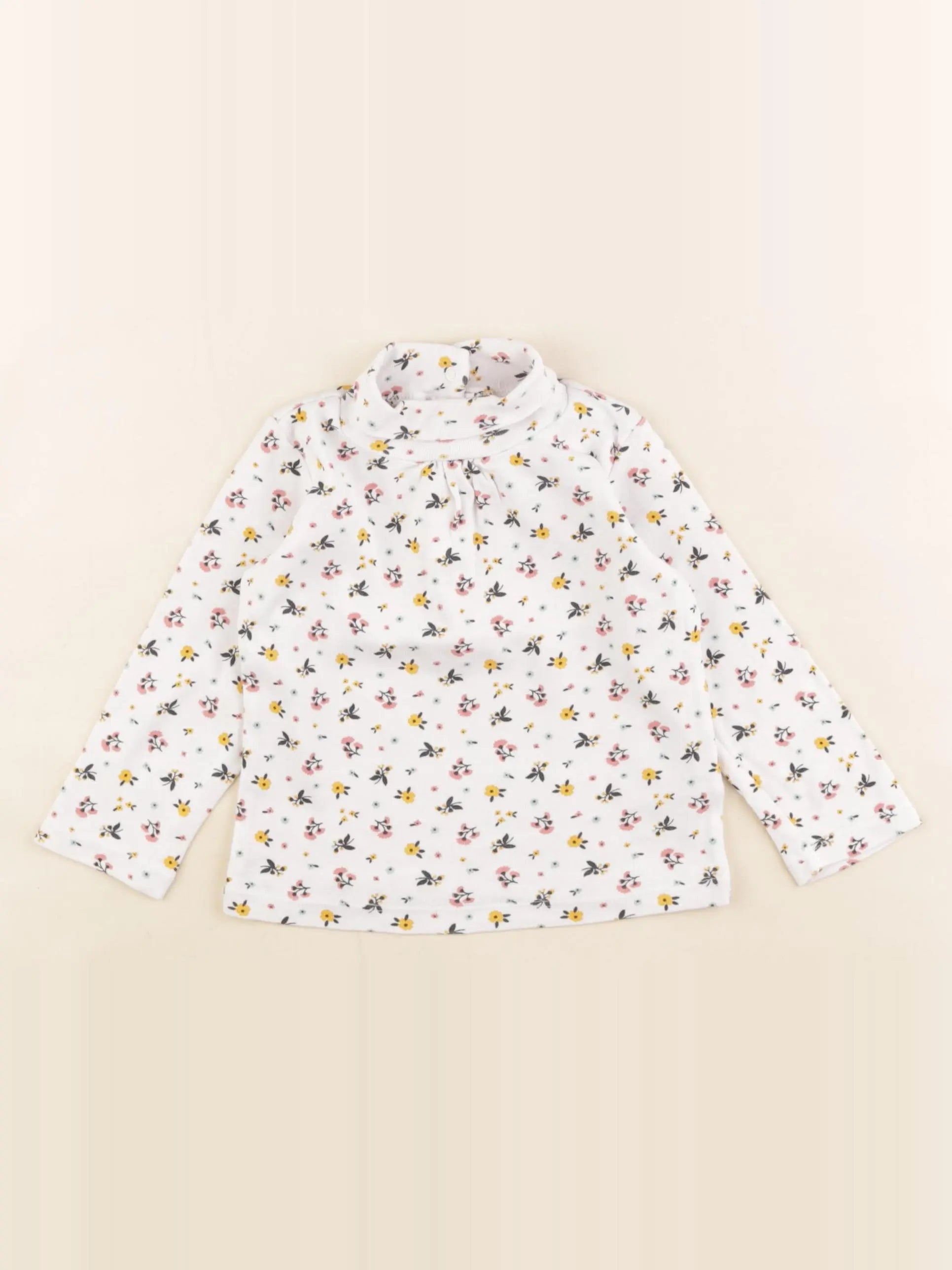 Boutchou - sous-pull blanc - 12 mois