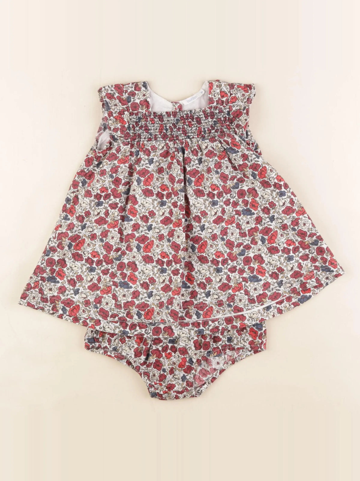 Petit Bateau - robe multicolore - 6 mois