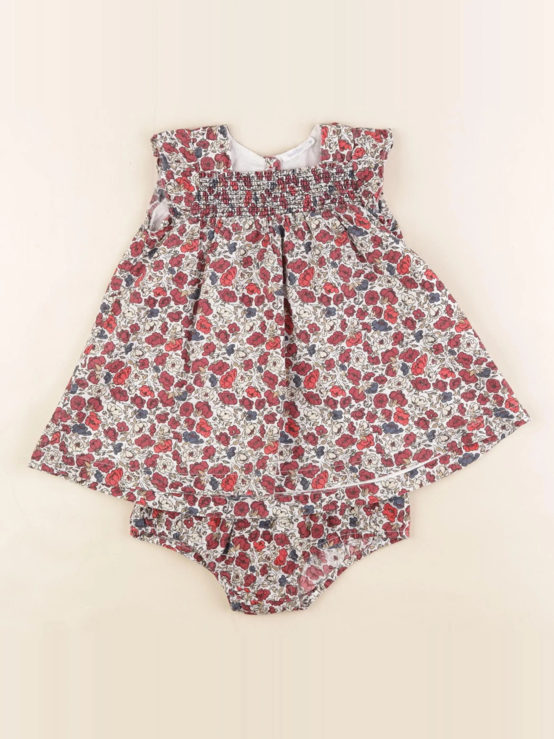 Petit Bateau - robe multicolore - 6 mois