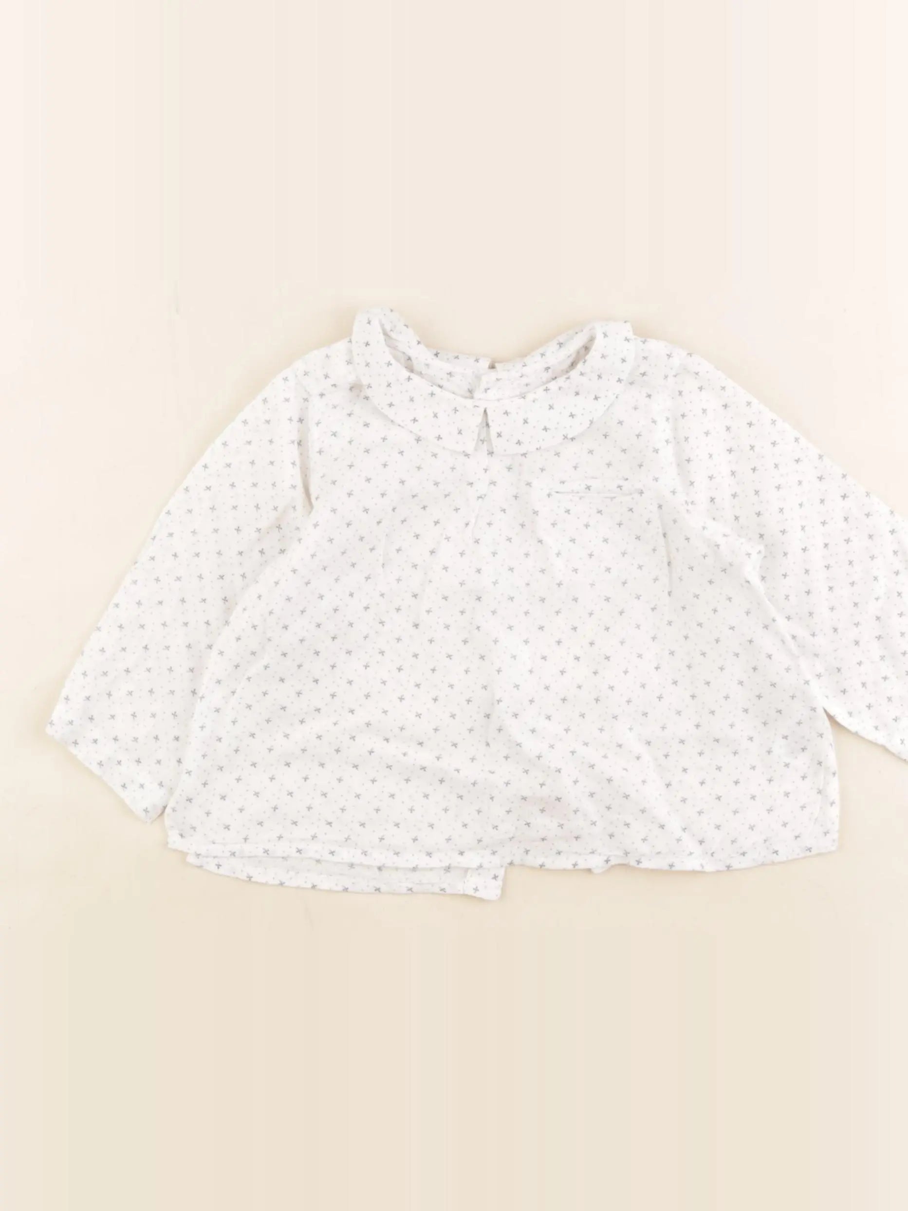 Bonpoint - blouse blanc - 12 mois