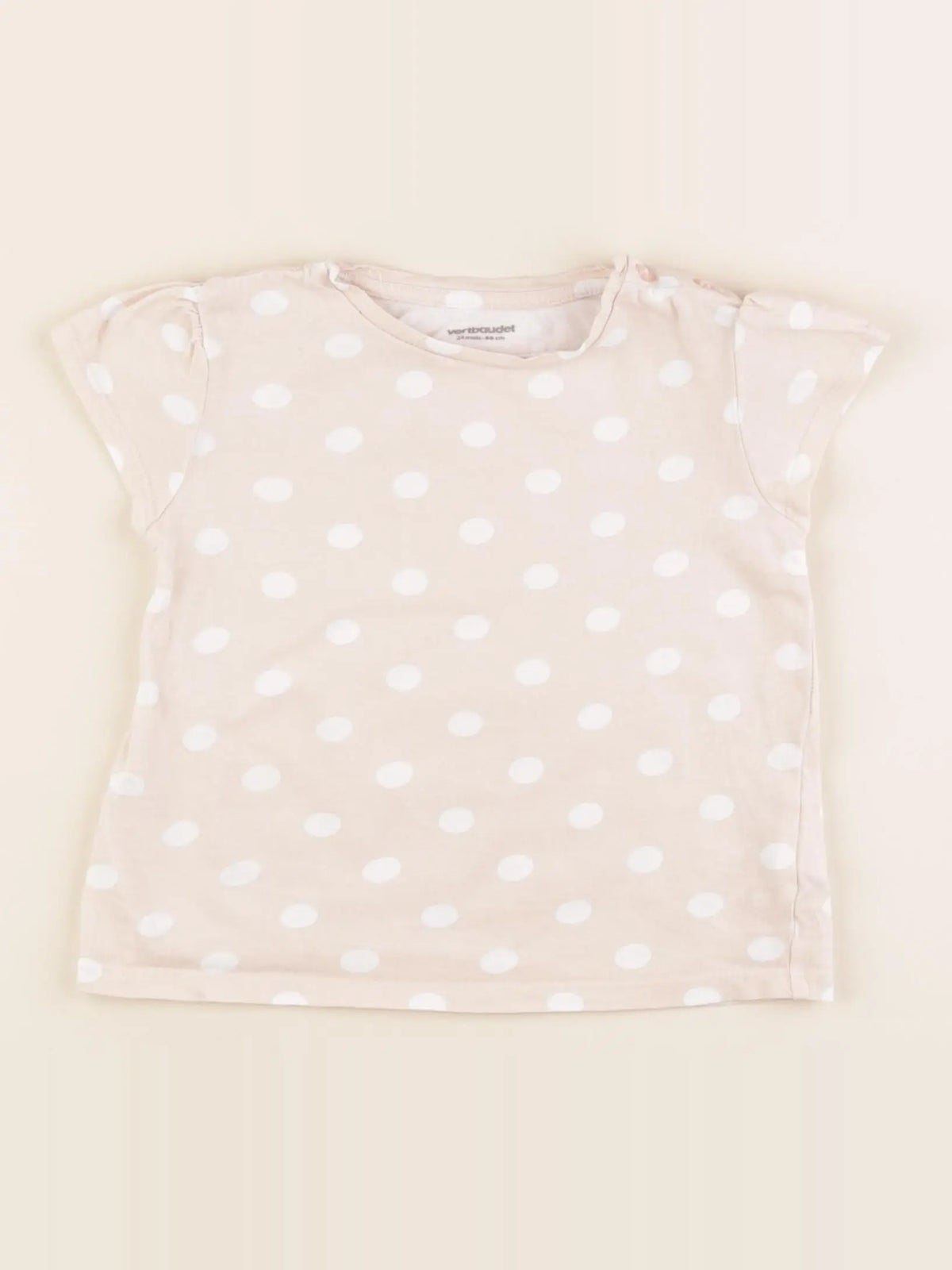 Vertbaudet - tee-shirt rose - 24 mois