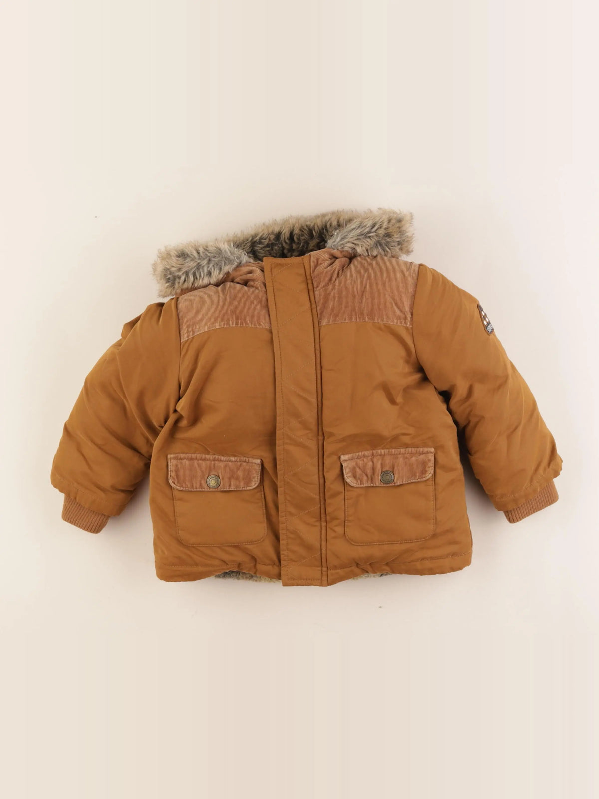 Tape à l'oeil - parka marron - 24 mois