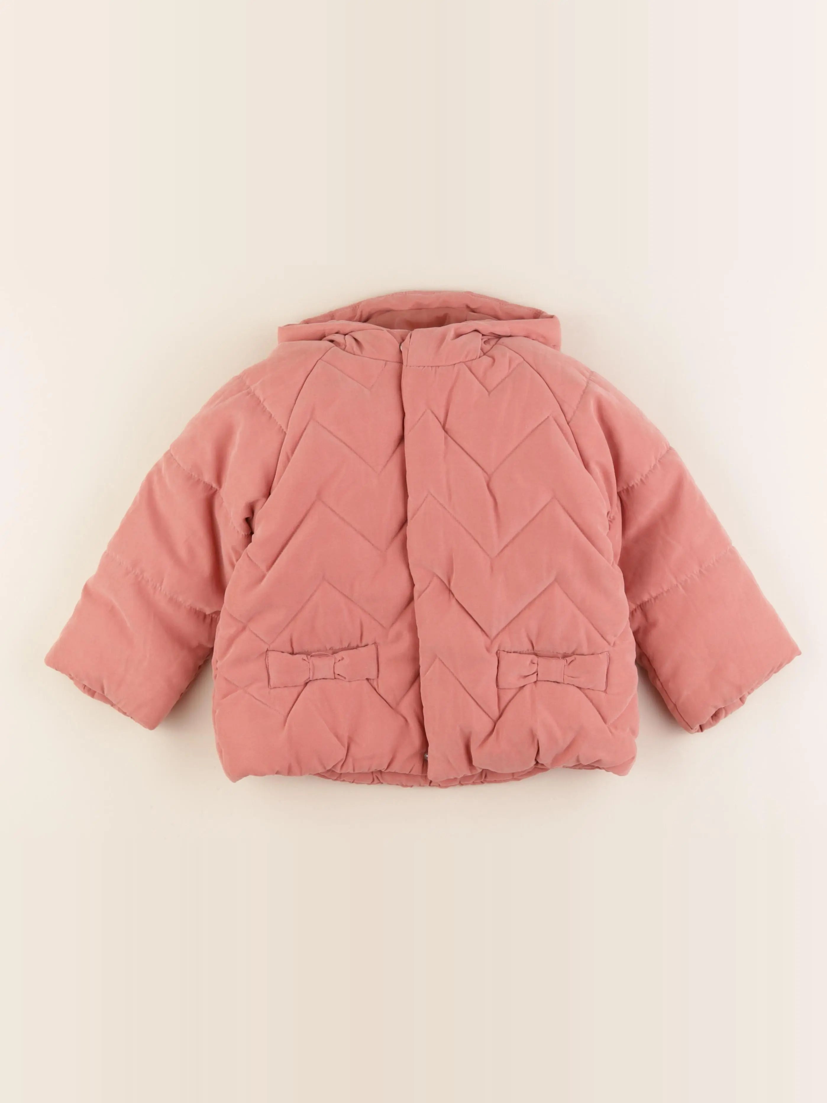 Vertbaudet - doudoune rose - 36 mois