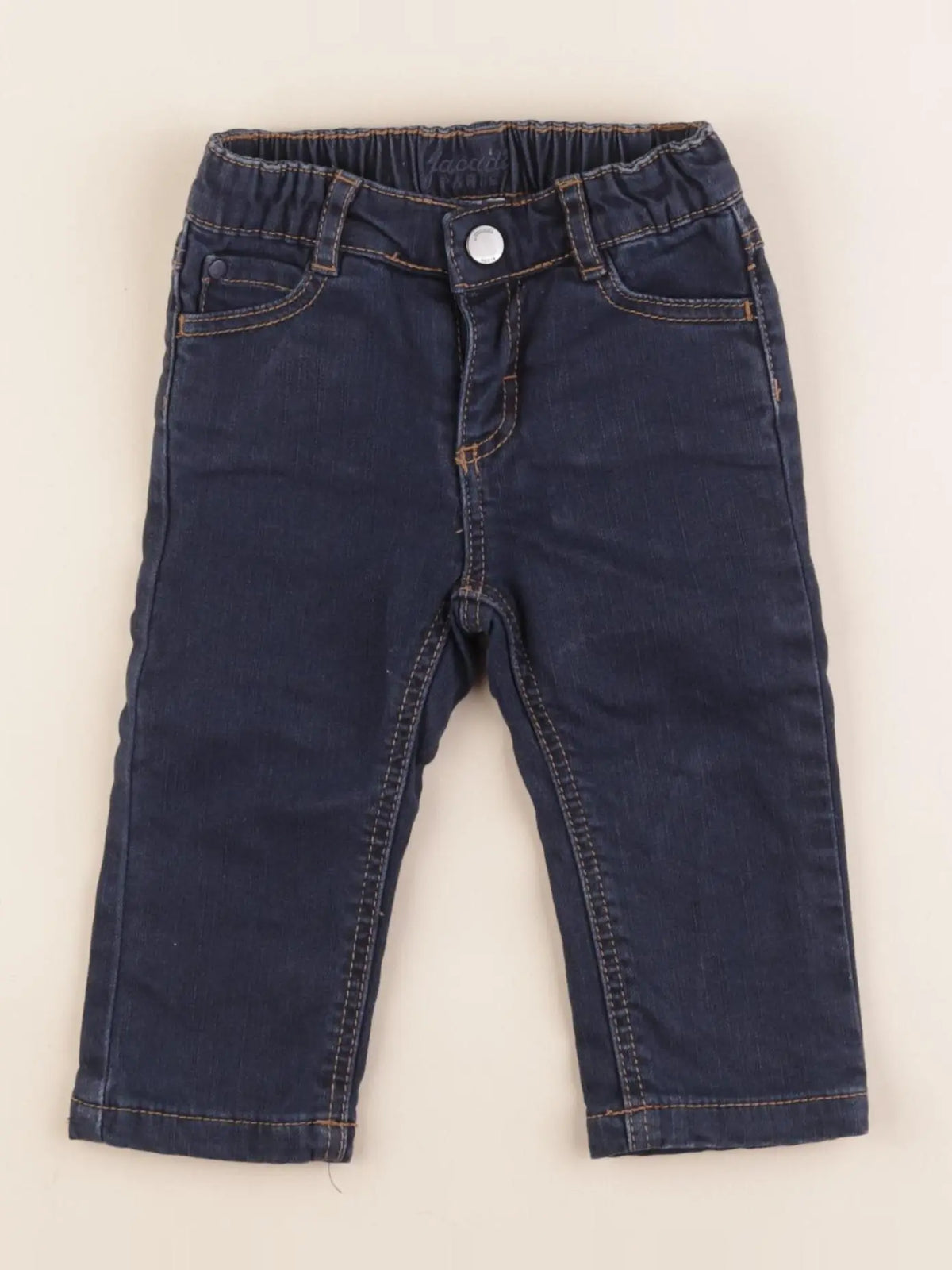 Jacadi - pantalon bleu - 12 mois