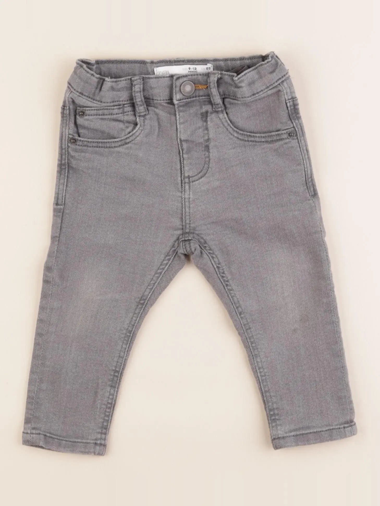 Zara - pantalon gris - 9/12 mois