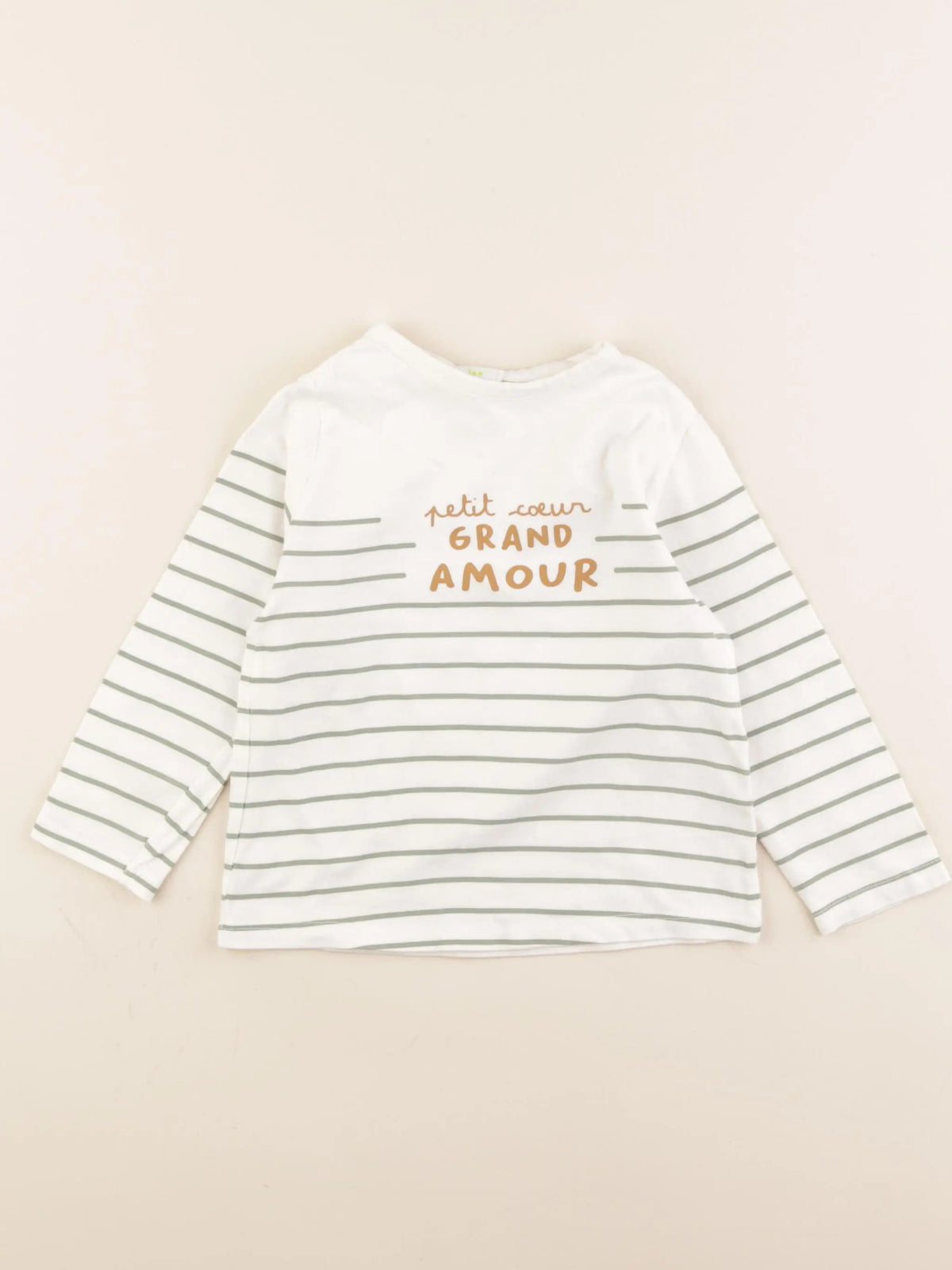 Tape à l'oeil - tee-shirt beige, vert - 24 mois
