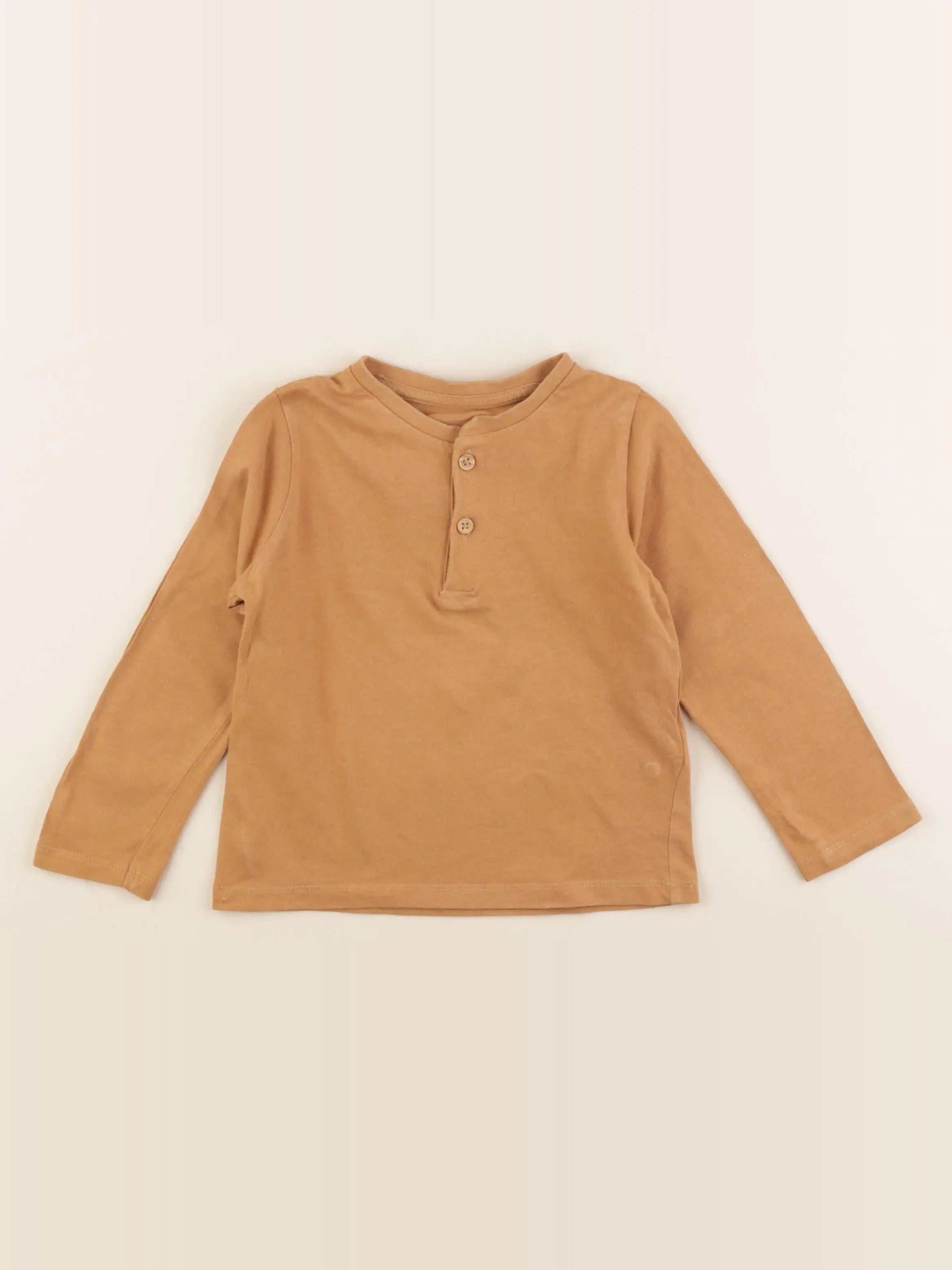 Vertbaudet - tee-shirt marron - 36 mois