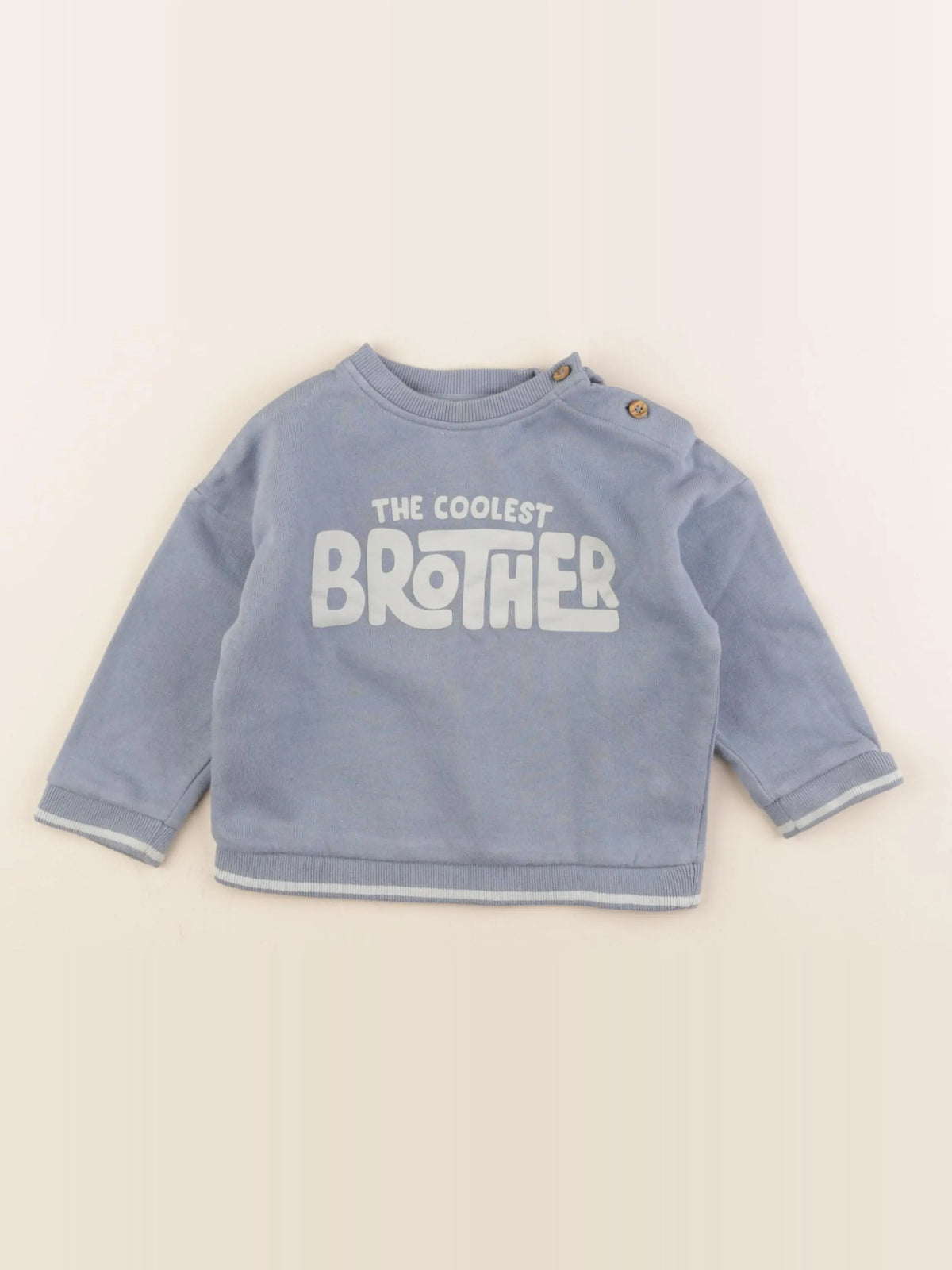 Boutchou - sweat bleu - 24 mois
