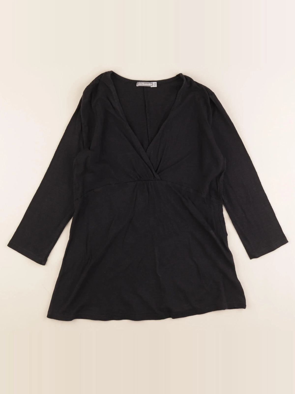 Vertbaudet - tee-shirt grossesse noir - 38 à 40