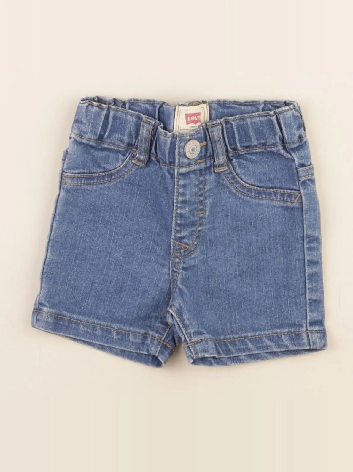 Levi's - short bleu - 12 mois