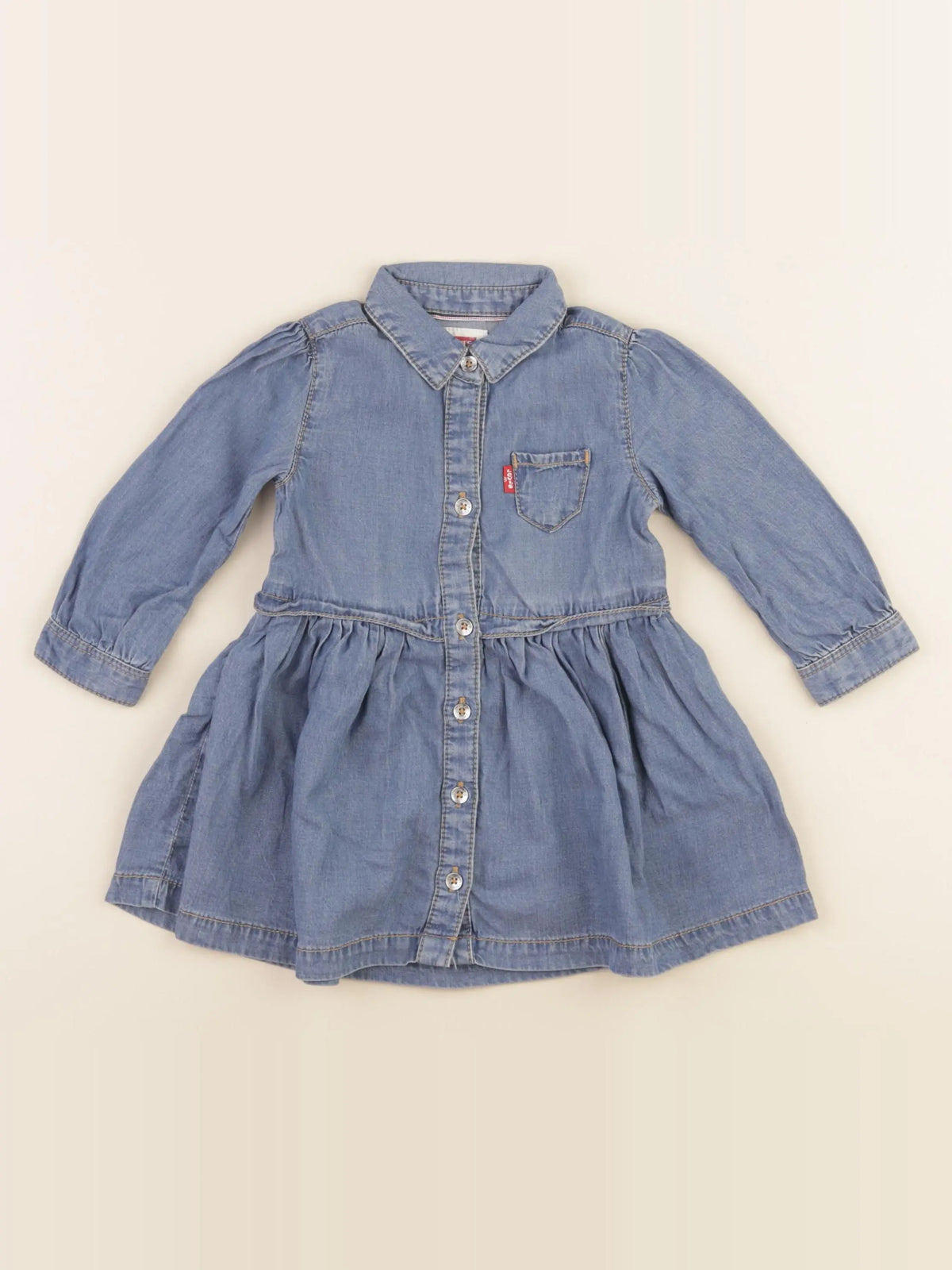 Levi's - robe bleu - 6 mois