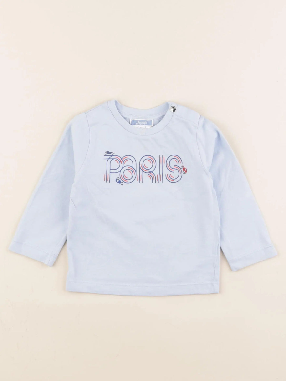 Jacadi - tee-shirt bleu - 12 mois