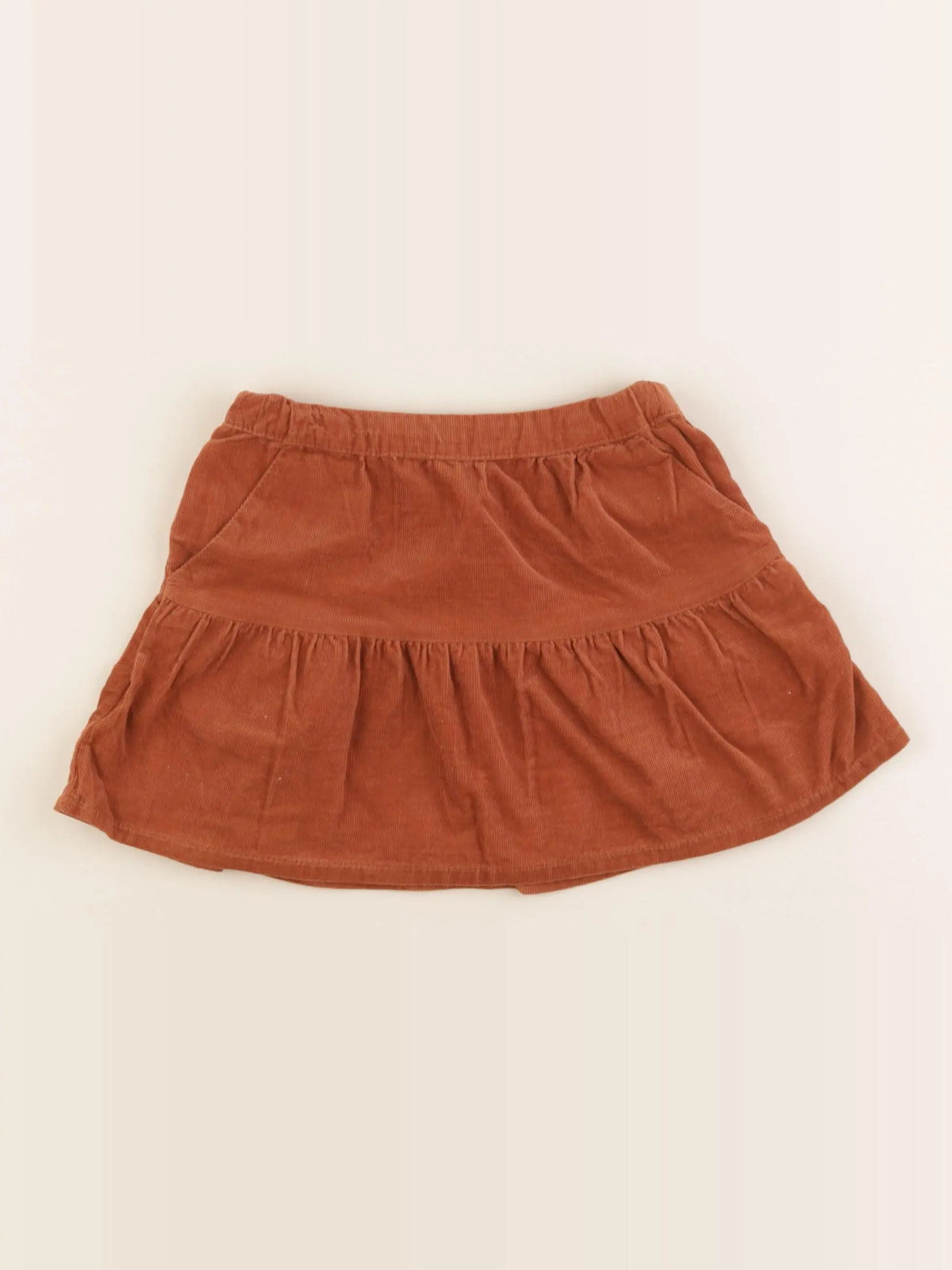 Vertbaudet - jupe marron - 4 ans