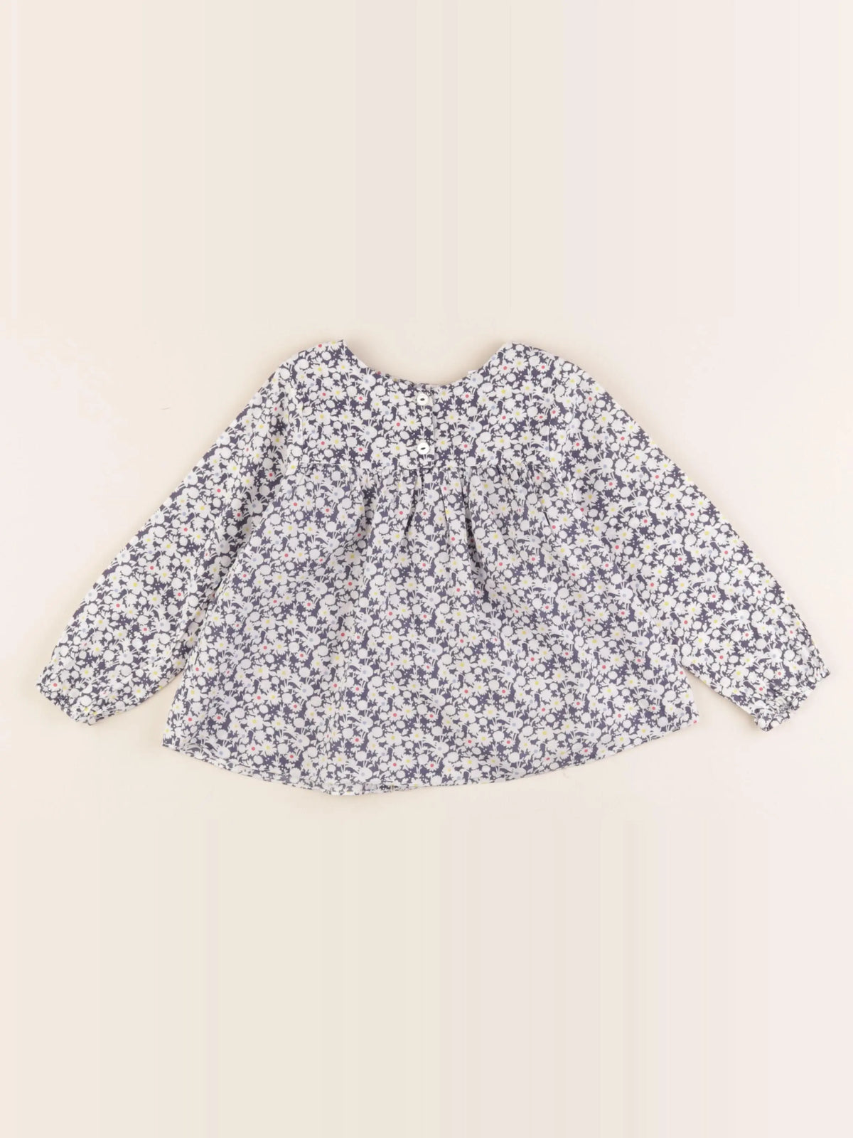 Jacadi - blouse liberty bleu - 24 mois