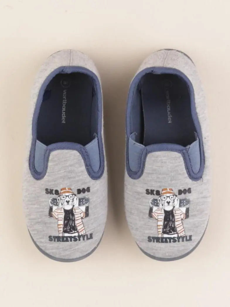 Vertbaudet - chaussons gris - pointure 28