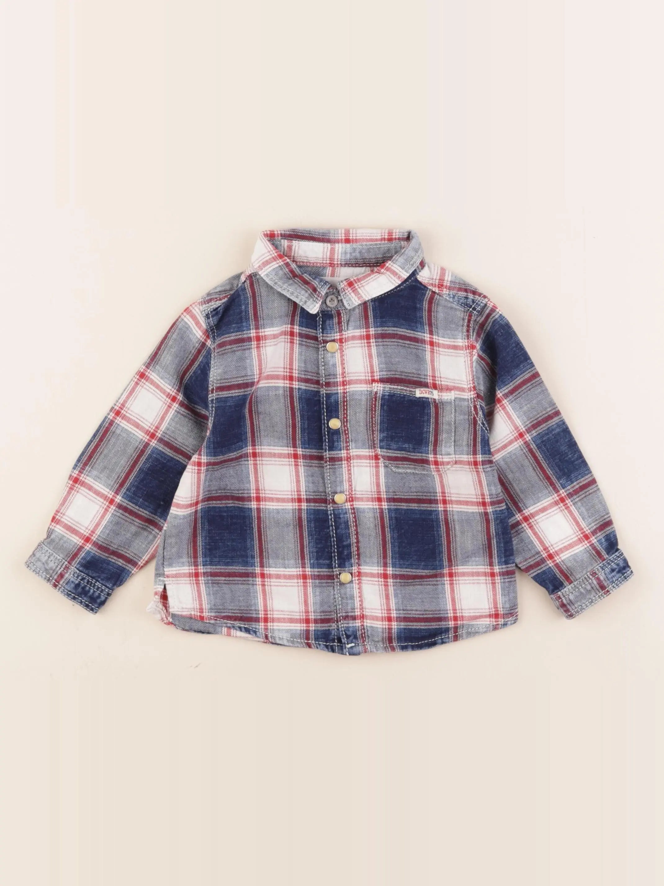 Zara - chemise bleu - 9/12 mois