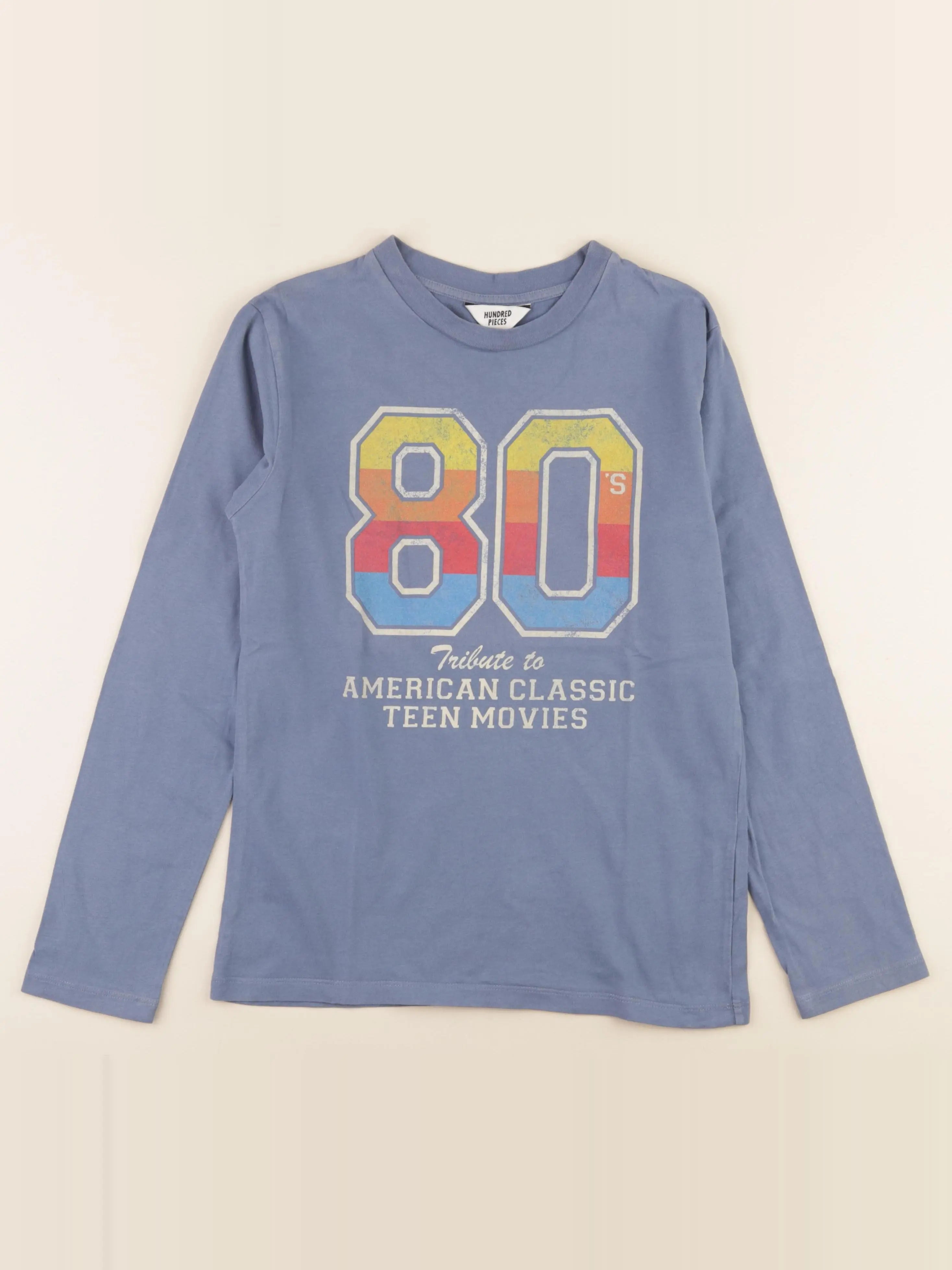 Hundred Pieces - tee-shirt bleu - 12 ans