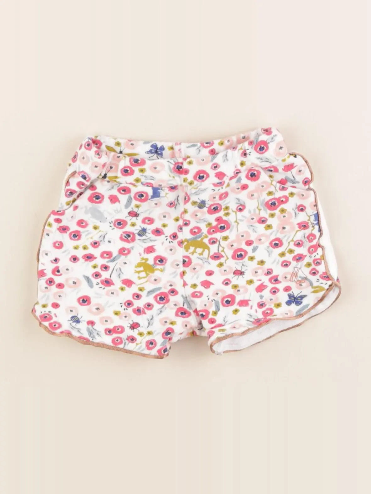 Petit Bateau - short blanc - 3 mois