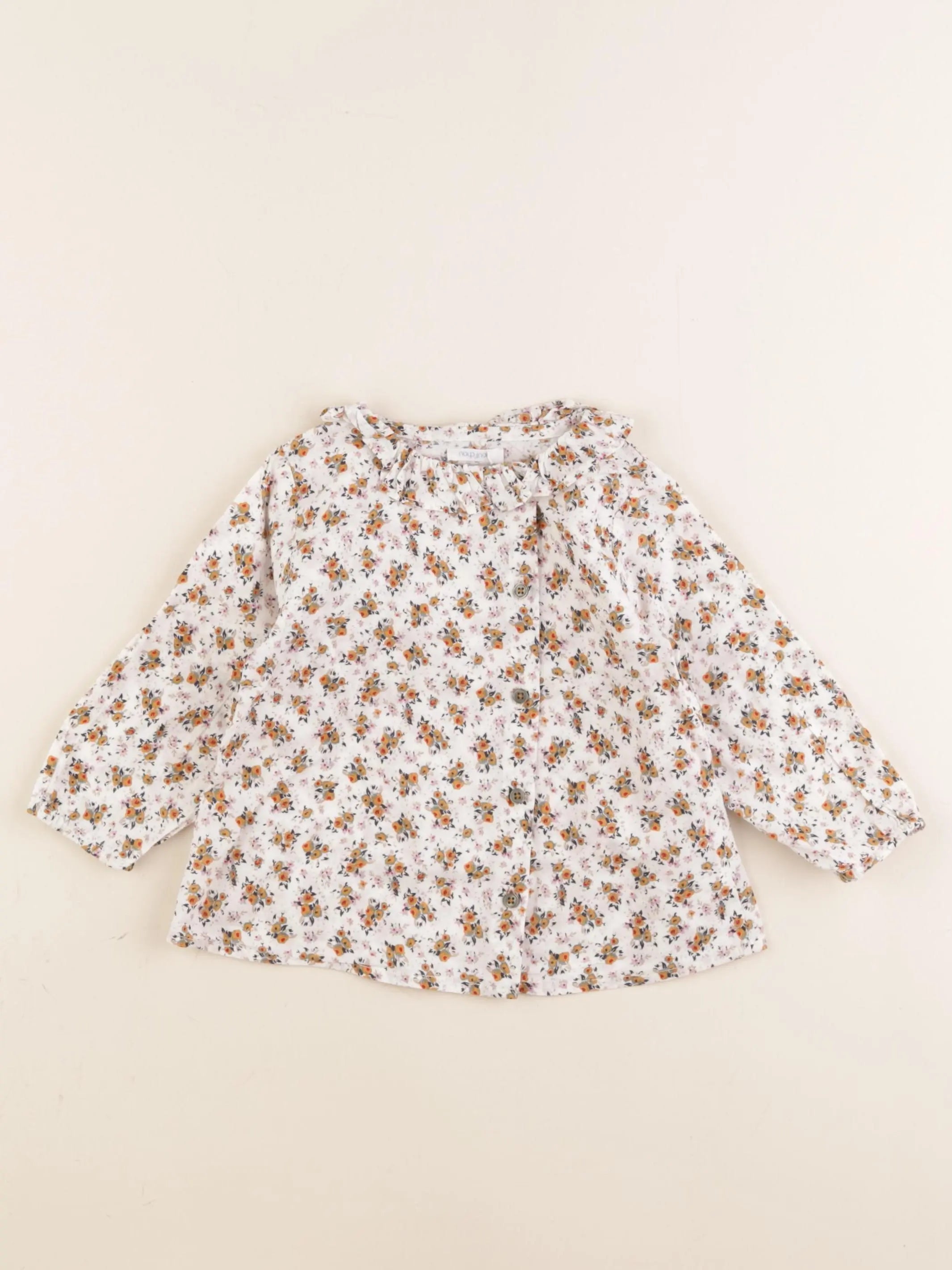 Boutchou - blouse blanc - 18 mois