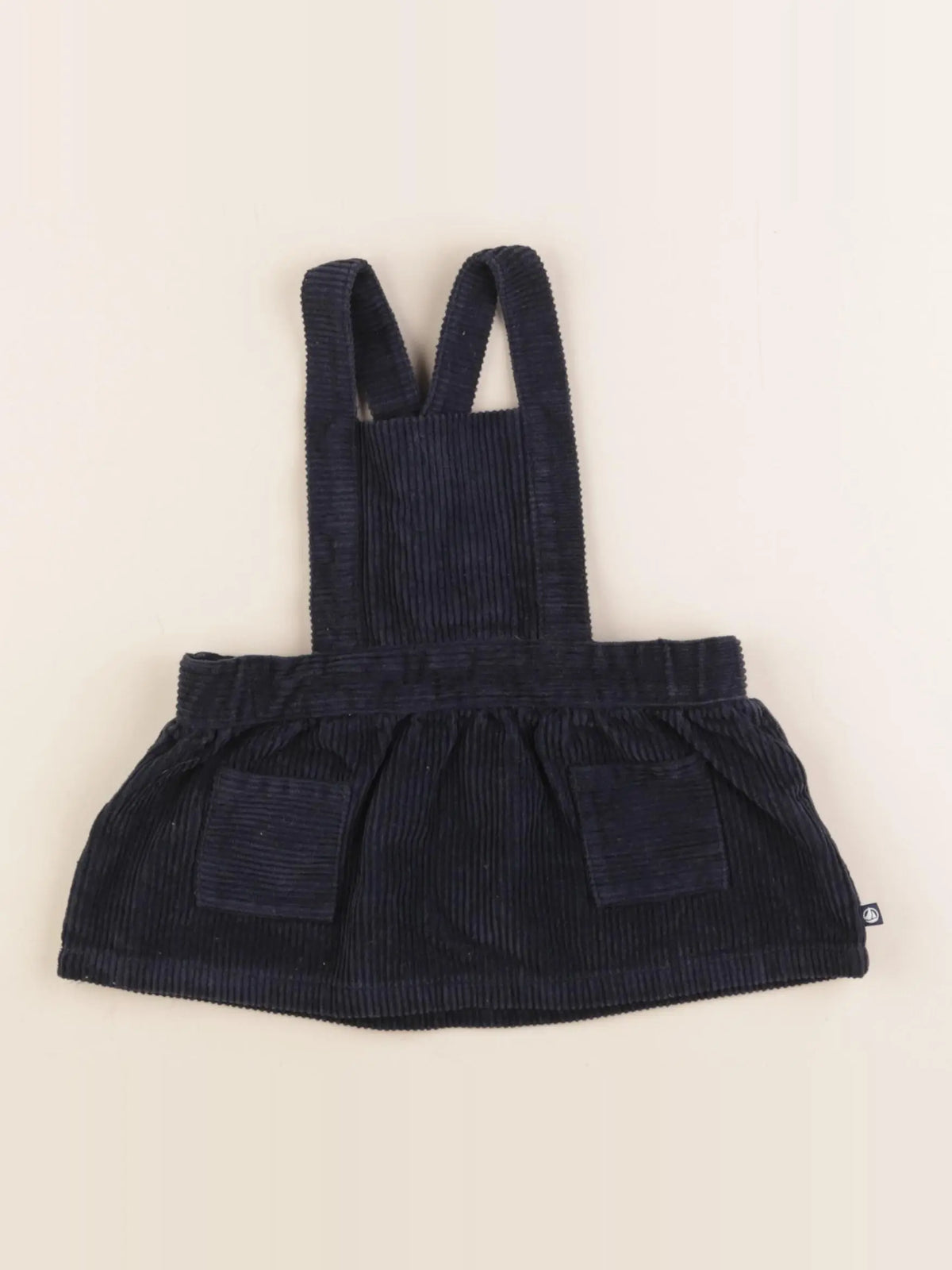 Petit Bateau - robe bleu - 6 mois