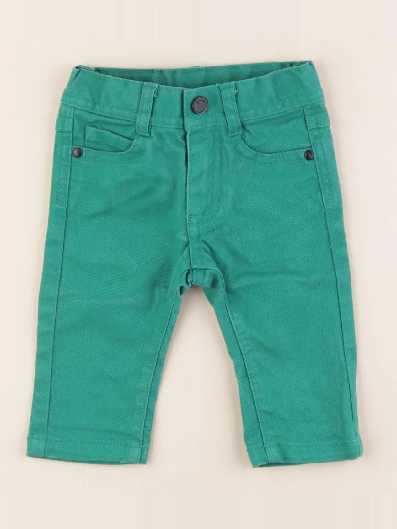 Jacadi - pantalon vert - 6 mois