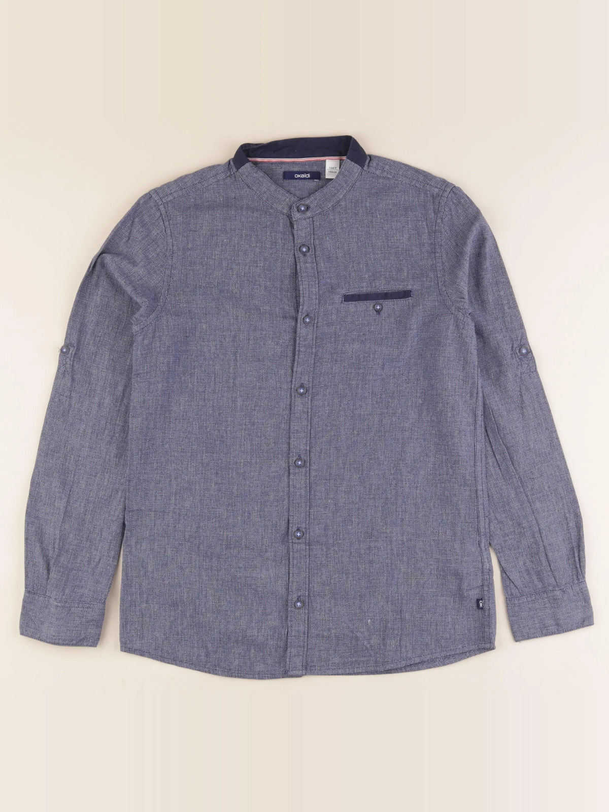 Okaidi - chemise bleu - 12 ans