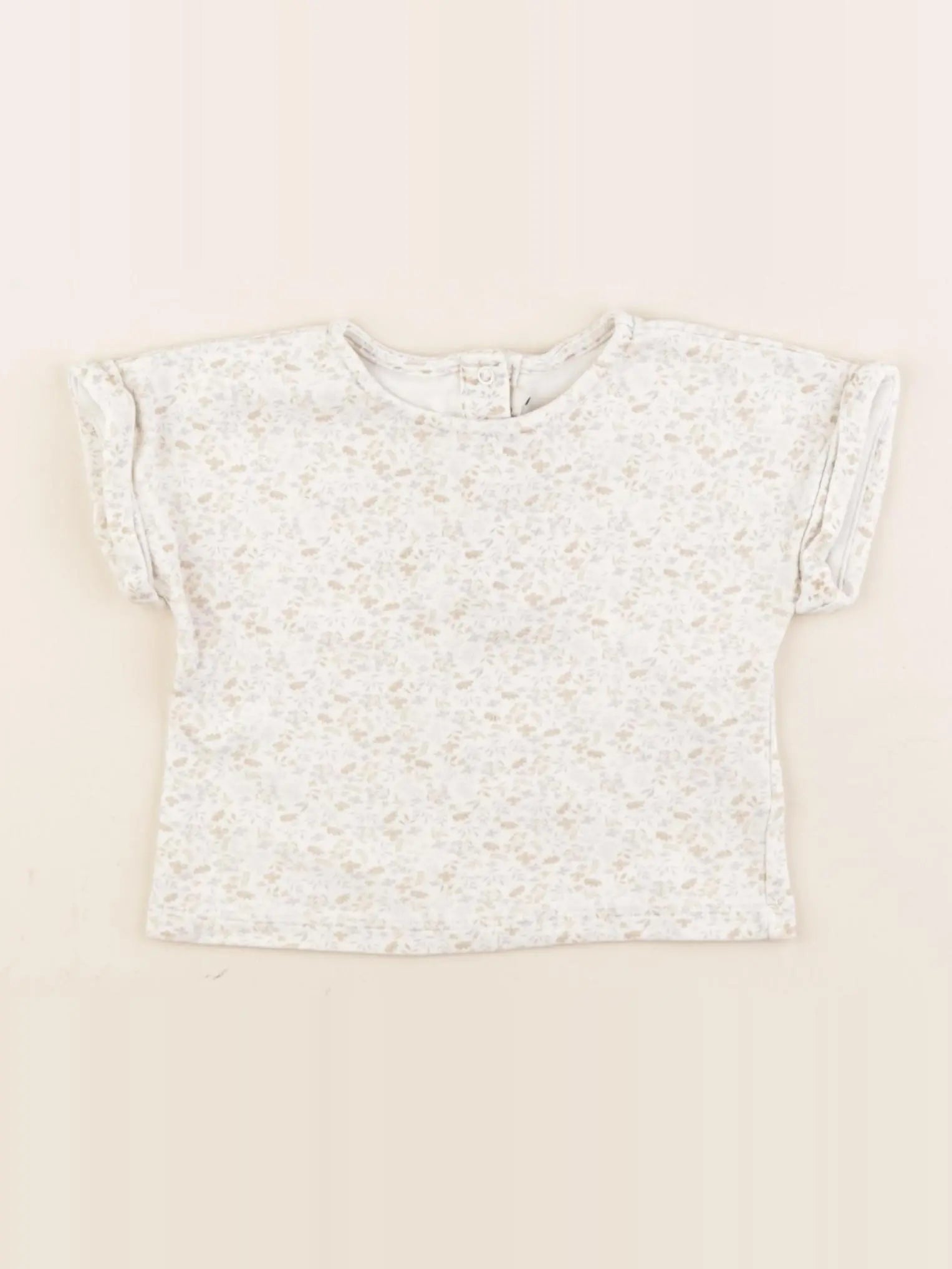 Natalys - tee-shirt beige - 9 mois