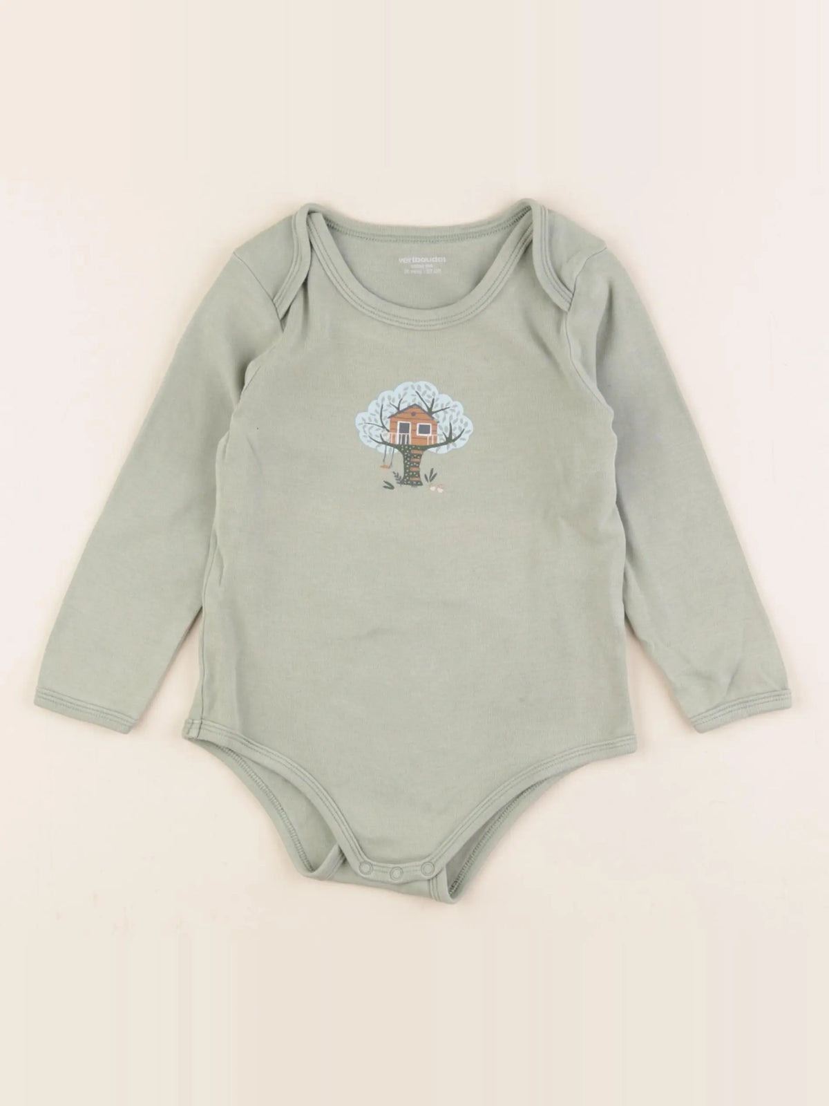 Vertbaudet - body vert - 36 mois