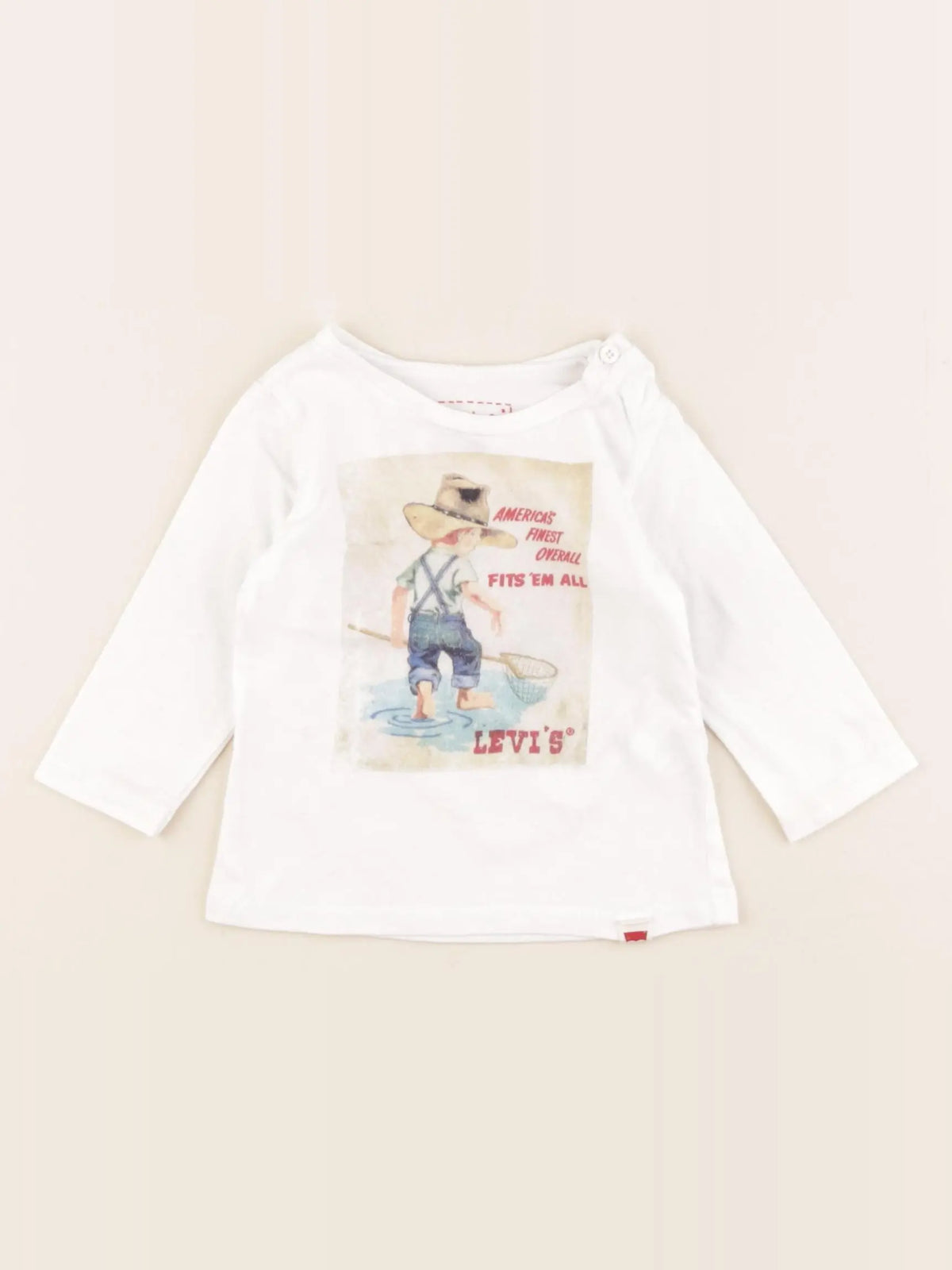 Levi's - tee-shirt blanc - 6 mois