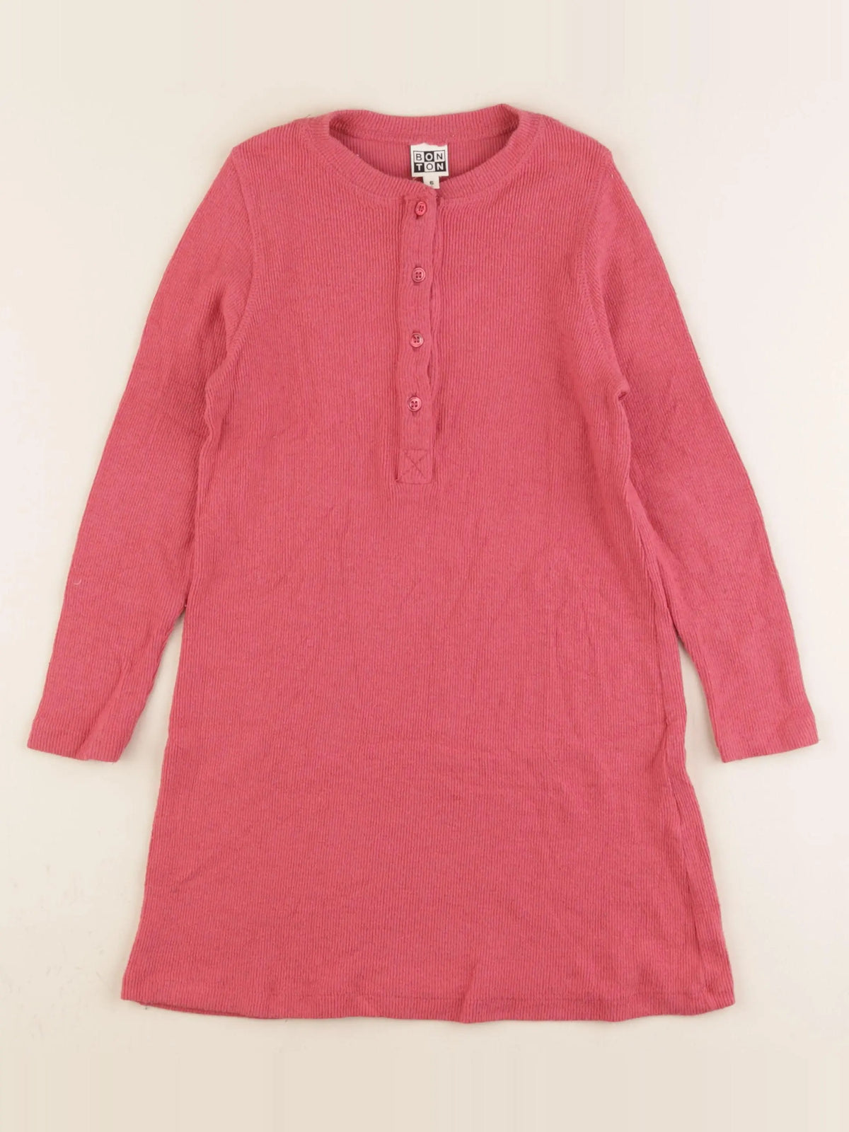 Bonton - chemise de nuit coton rose - 6 ans