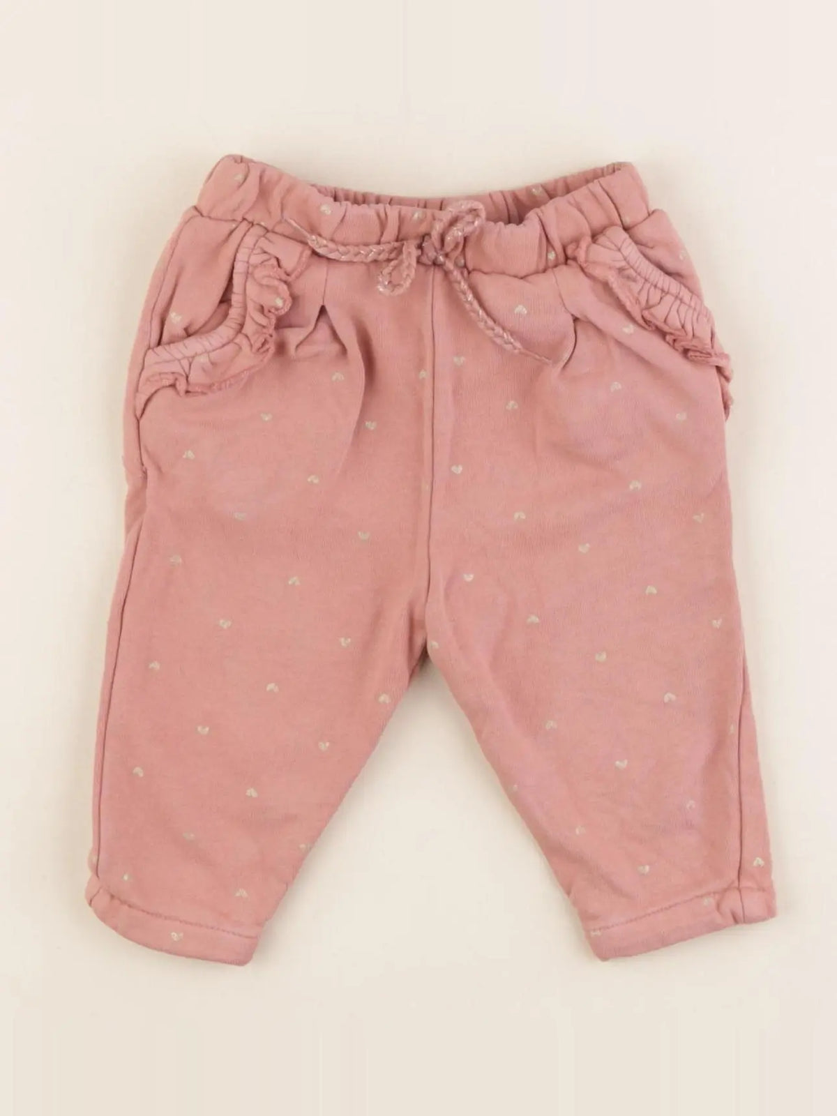 Vertbaudet - pantalon rose - 6 mois