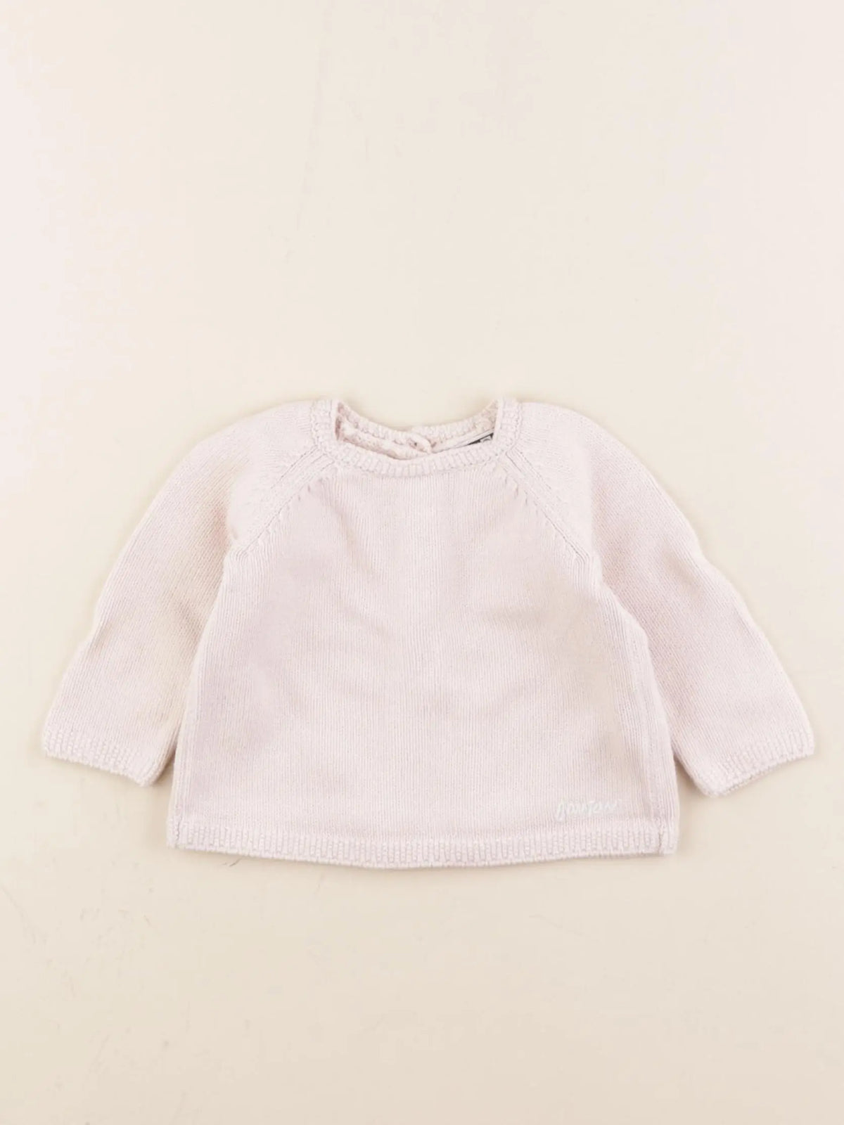 Bonton - pull rose - 6 mois