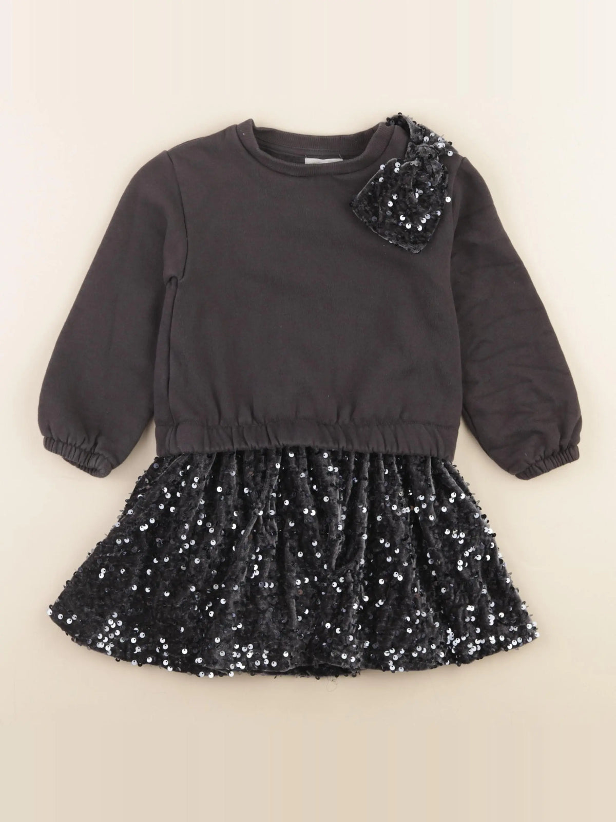 Vertbaudet - robe gris - 4 ans