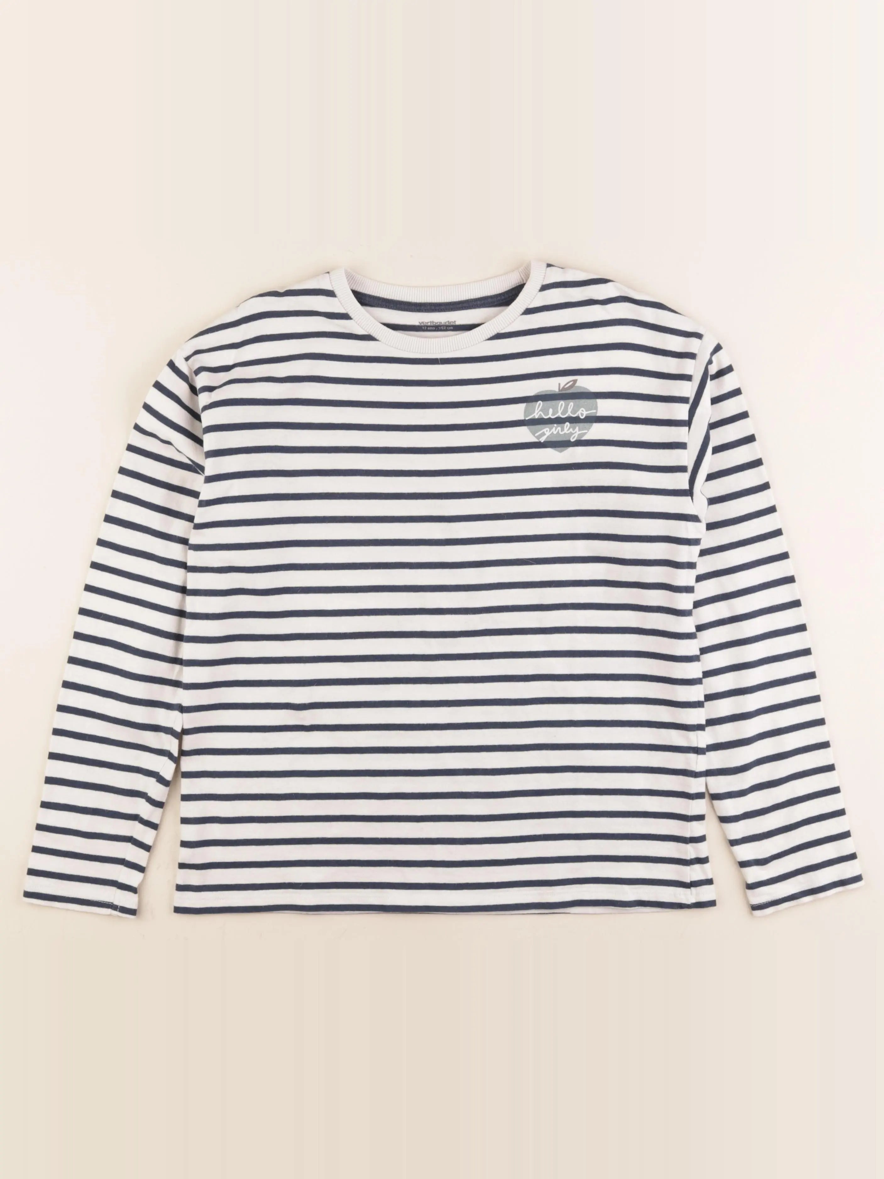 Vertbaudet - tee-shirt bleu - 12 ans