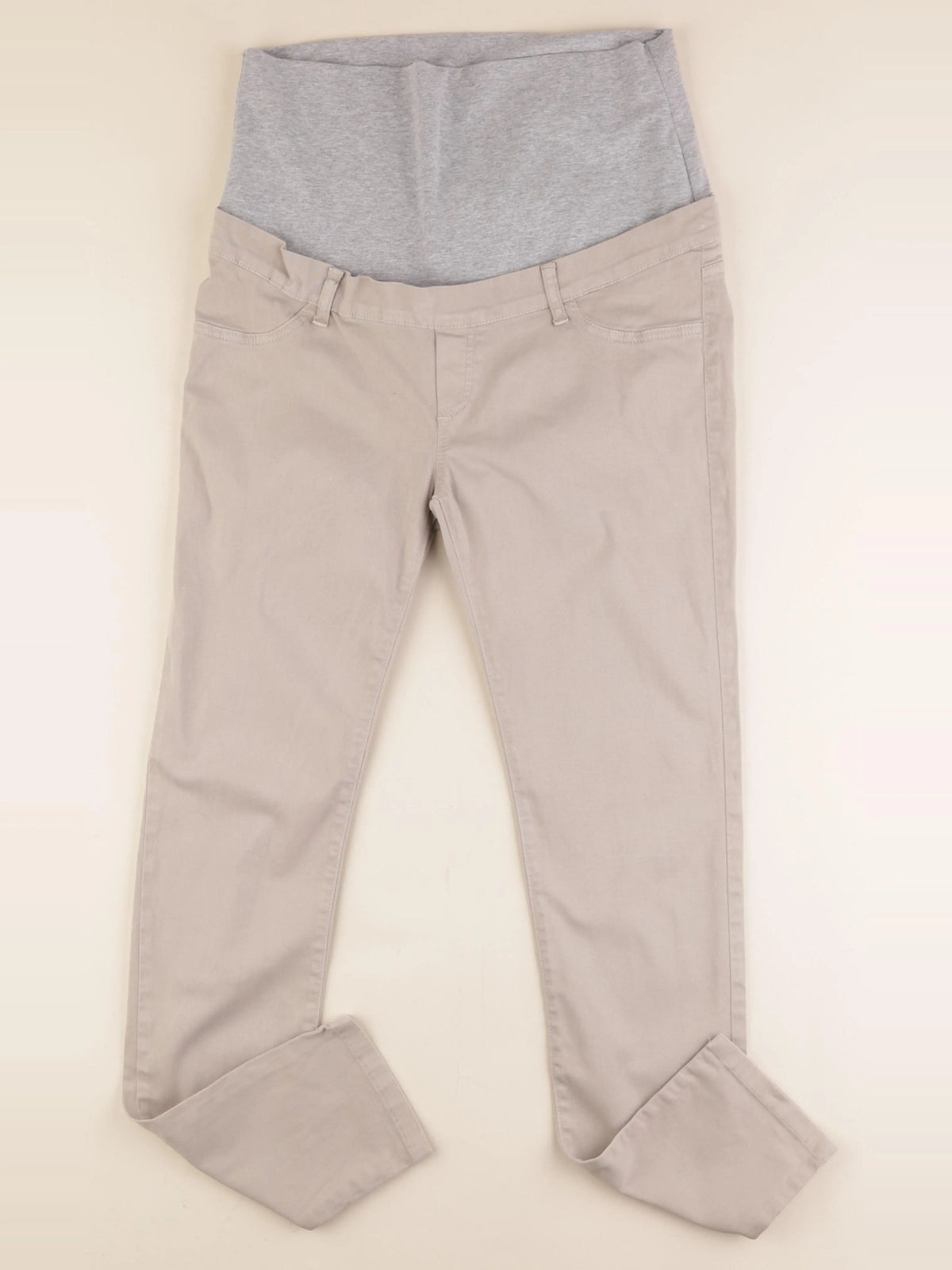 Envie de fraise - pantalon grossesse beige - 44