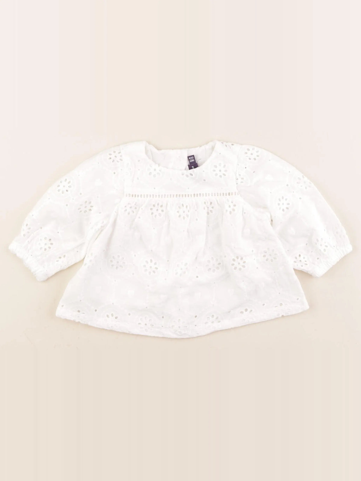 Sergent Major - blouse blanc - 3 mois