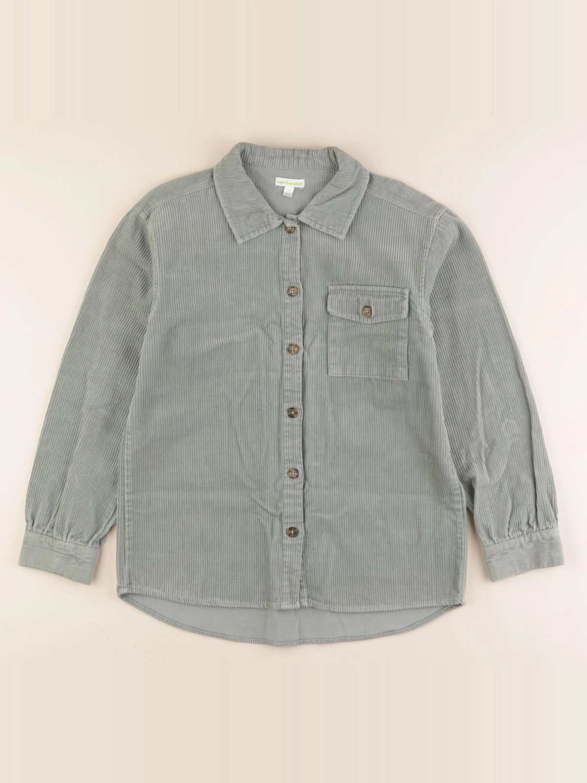 Vertbaudet - chemise vert - 12 ans