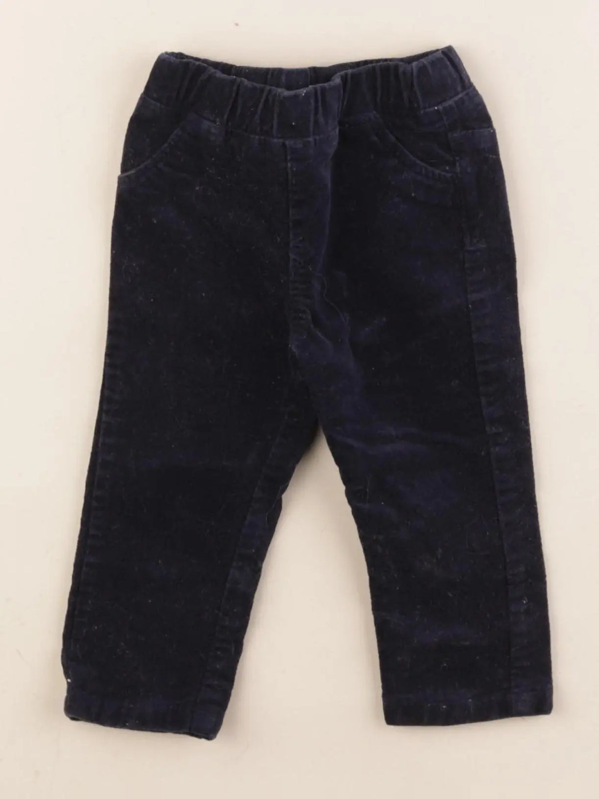 Vertbaudet - jegging bleu - 9 mois