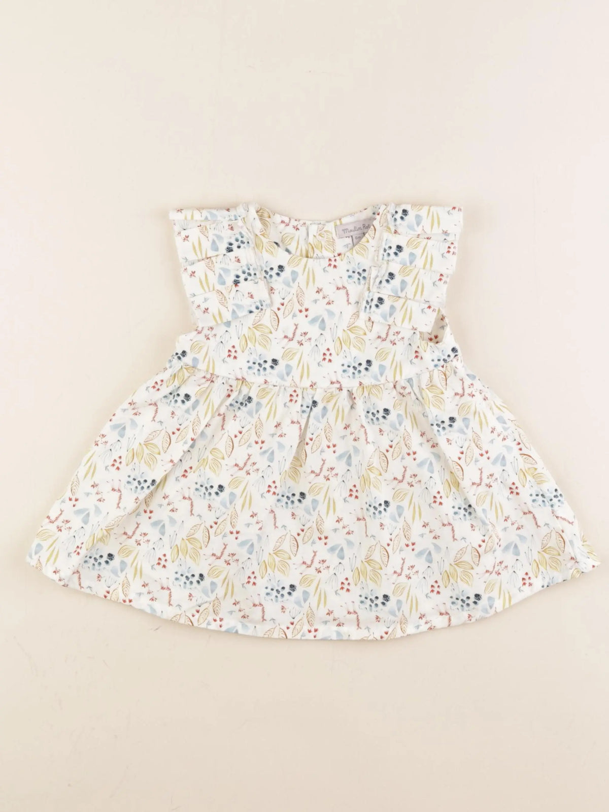Moulin Roty - robe multicolore - 6 mois