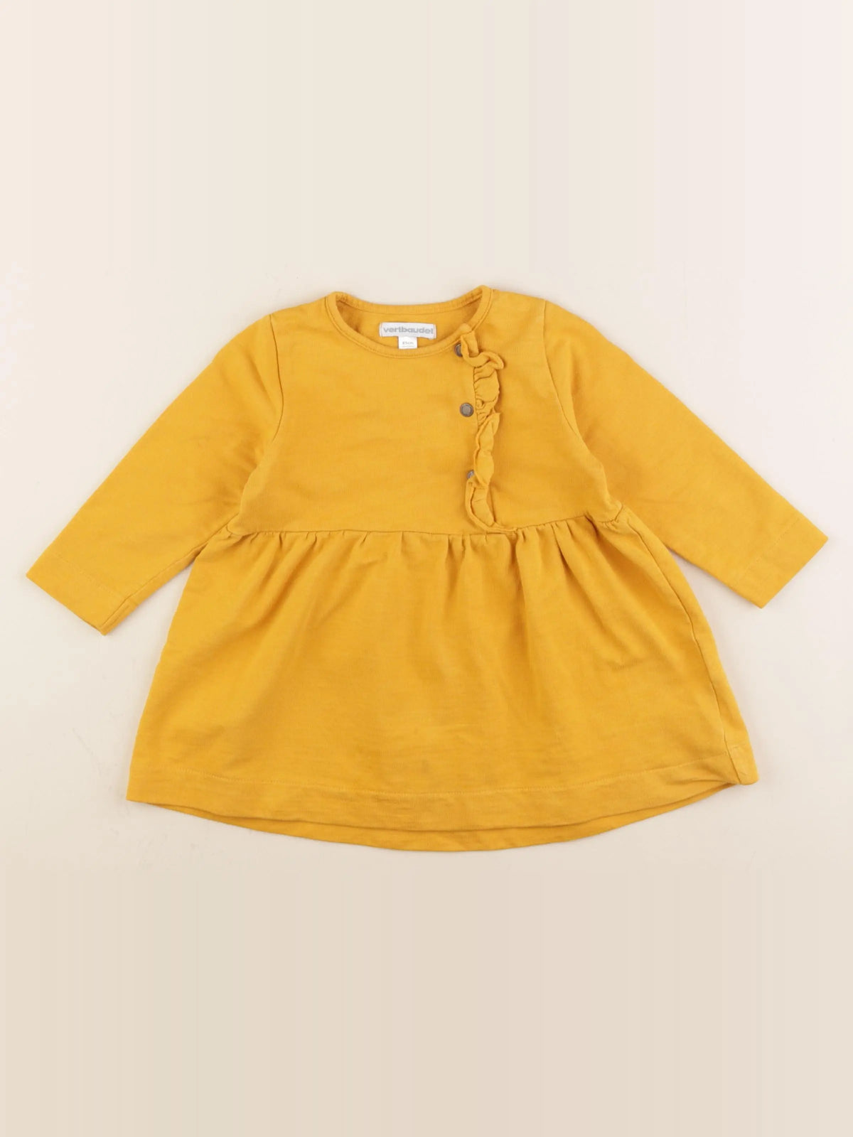 Vertbaudet - robe jaune - 18 mois