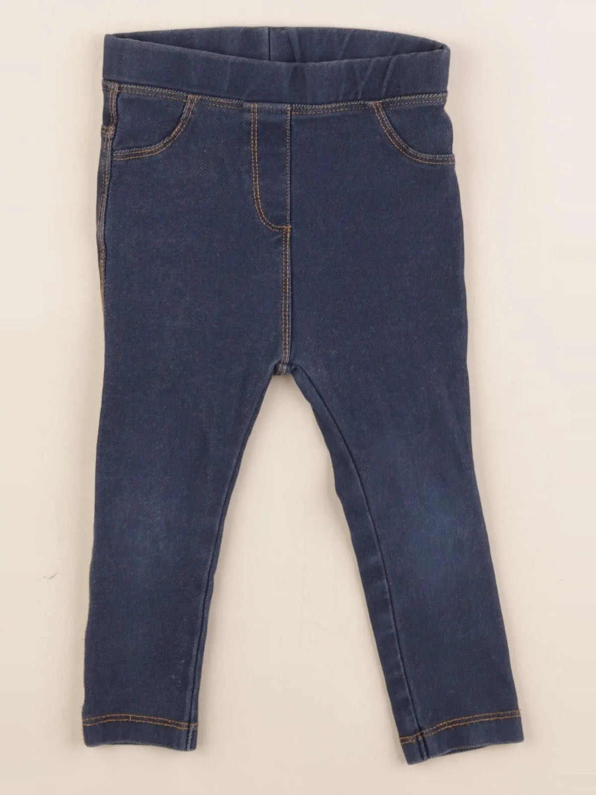 Mango - jegging bleu - 12/18 mois