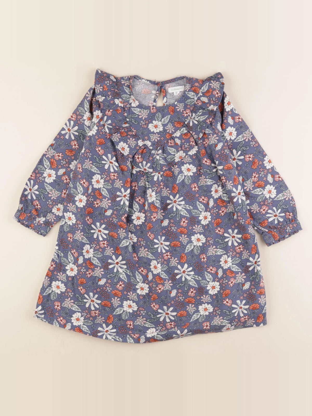 Vertbaudet - robe bleu - 4 ans