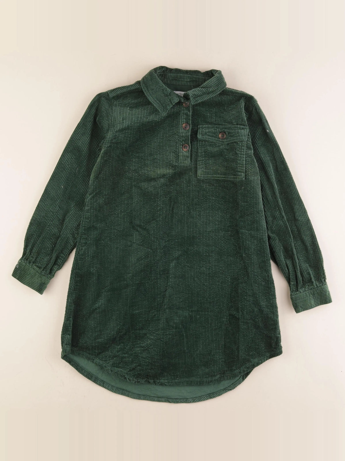 Vertbaudet - robe vert - 10 ans